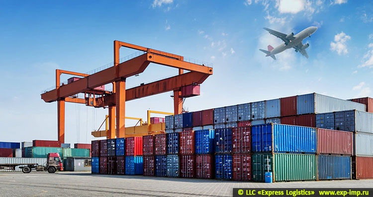 Transportation Delivery Of Goods Cargo Transportation Of Consolidated And Oversized Cargo Containers Africa